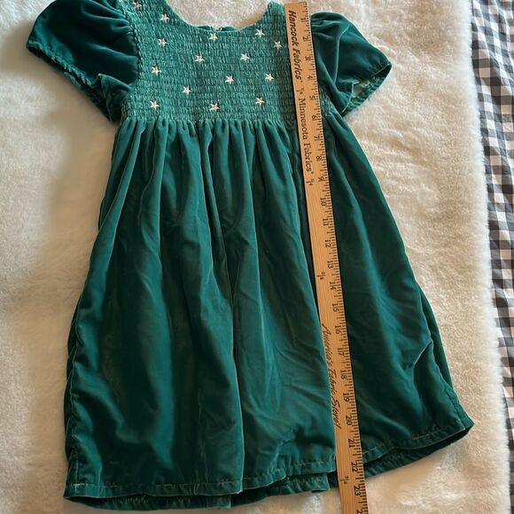 Mini Boden Velvet Dress Stars Pockets Size 4-5 Years - Picture 9 of 11